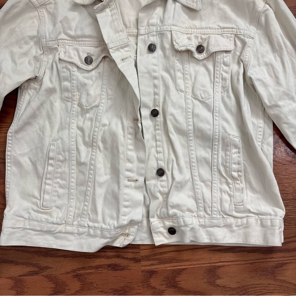 We The Free Rumors Denim Jacket in Ivory - Picture 5 of 7